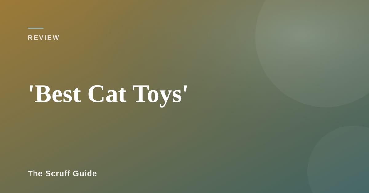 A playful tabby cat batting at an interactive feather toy on a hardwood floor